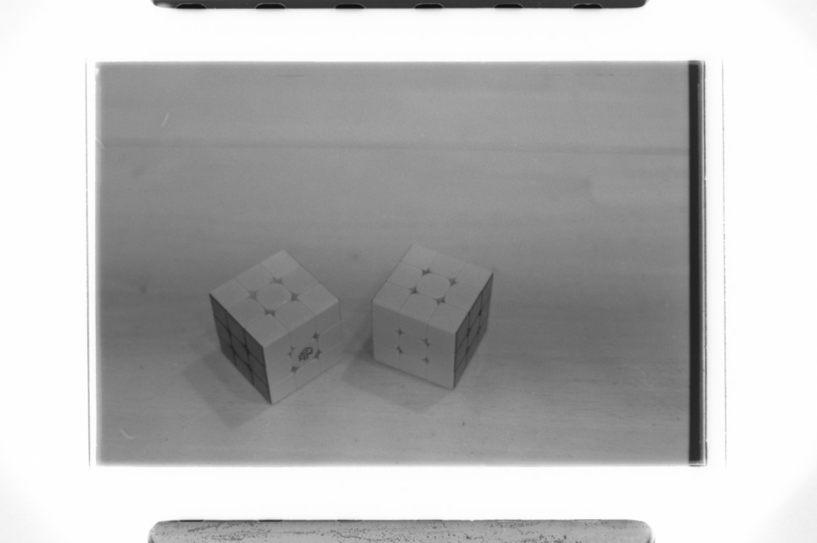 Two Rubik's Cubes, Red Channel